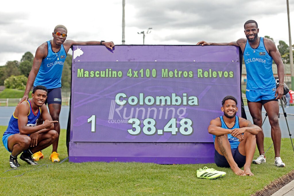 Colombia busca hazaña histórica en el relevo 4×100 masculino 1 Colombia busca hazaña histórica en el relevo 4×100 masculino