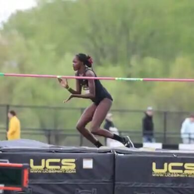 María Isabel Arboleda brilla en Iowa con 1.88 m en salto alto
