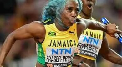Impactante debut del relevo 4×100 mixto en World Relays