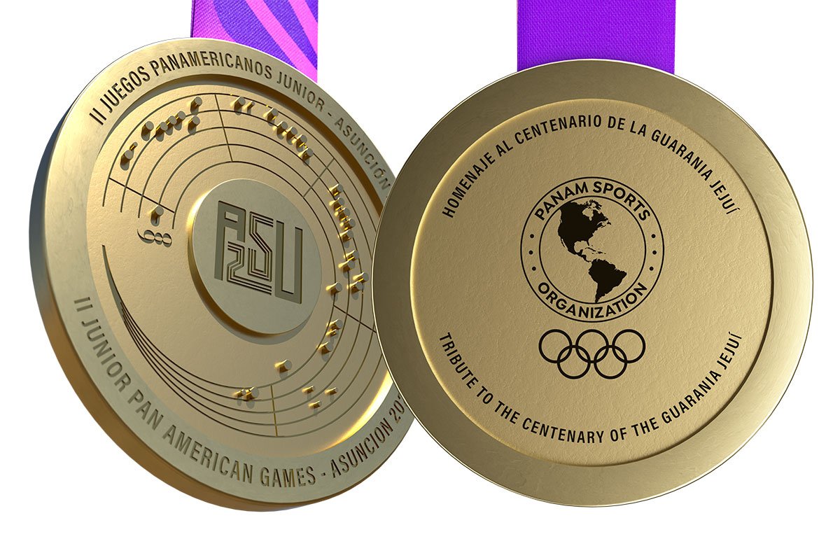Impactante presentación de medallas para Asunción 2025