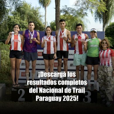 ¡Descargá los resultados completos del Nacional de Trail Paraguay 2025!