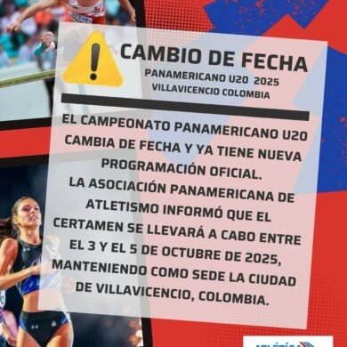 El Panamericano U20 cambia de fecha: nueva cita en octubre en Villavicencio