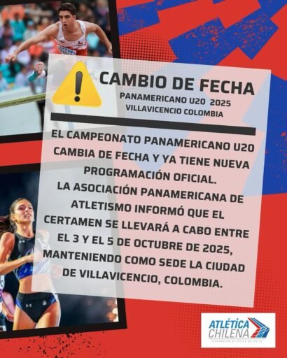 El Panamericano U20 cambia de fecha: nueva cita en octubre en Villavicencio