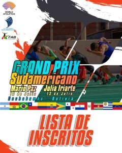 Cochabamba se prepara para recibir al Gran Prix Sudamericano Mario Paz y Julia Iriarte