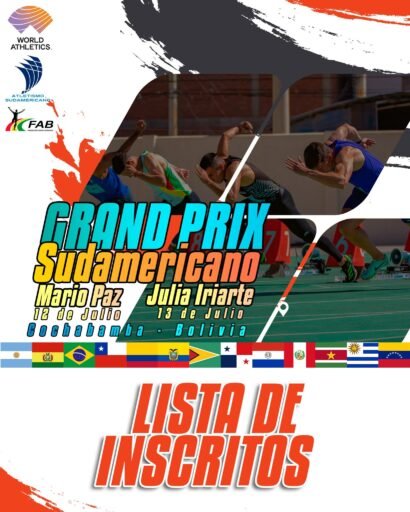 Cochabamba se prepara para recibir al Gran Prix Sudamericano Mario Paz y Julia Iriarte