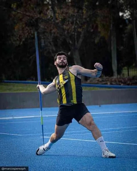 Lautaro Techera, muy cerca de su récord nacional en jabalina