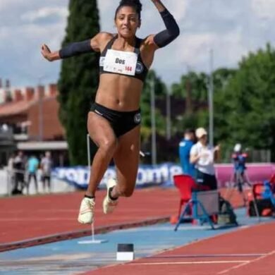 Gabriele Sousa brilla con un salto triple de 14.25 m en España