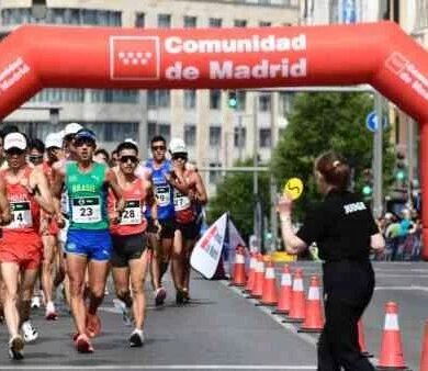 Caio Bonfim y Evelyn Inga, subcampeones en los 10 km de Madrid