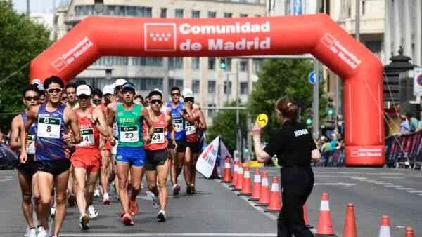 Caio Bonfim y Evelyn Inga, subcampeones en los 10 km de Madrid
