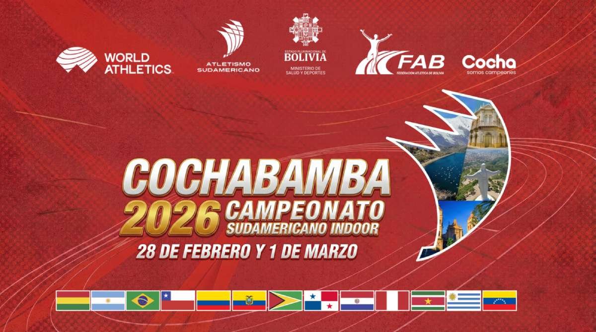 Cochabamba se alista para ser sede del V Campeonato Sudamericano Indoor 2026