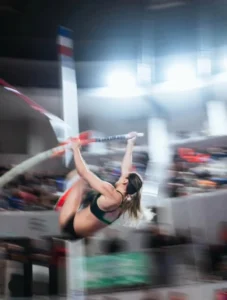 Juliana De Menis Campos, representante de Brasil, en el Meeting Start Perche de Bordeaux