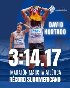 David Alexander Hurtado logra récord sudamericano
