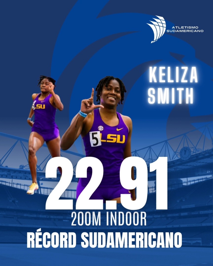 Keliza Smith 22.91 indoor