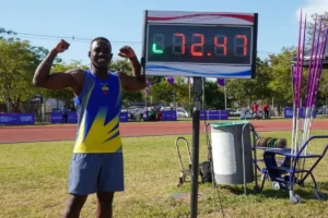Patry Valdez brilló con 68.73 m en el primer evaluativo U18 de Ecuador