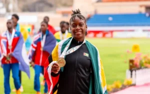 Récords sudamericanos u20 de Athaleyah Hinckson y Tianna Springer en pista cubierta