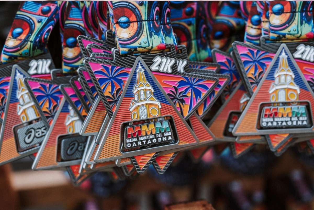 Medallas del Media Maratón del Mar 2026
