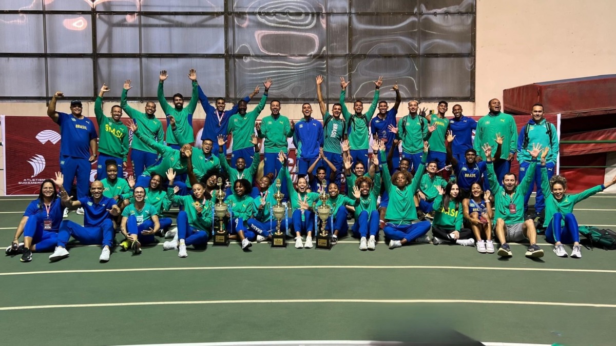 Atletismo Brasil es pentacampeón sudamericano indoor
