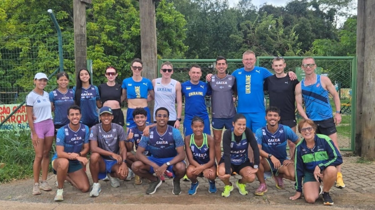 Selección de Ucrania entrena en Sobradinho (DF) para el Mundial de Marcha Atlética