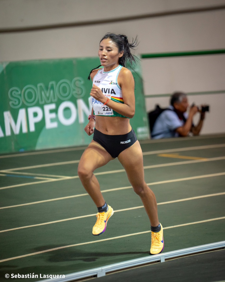 3000m femenino Sudamericano Indoor Cochabamba 2026