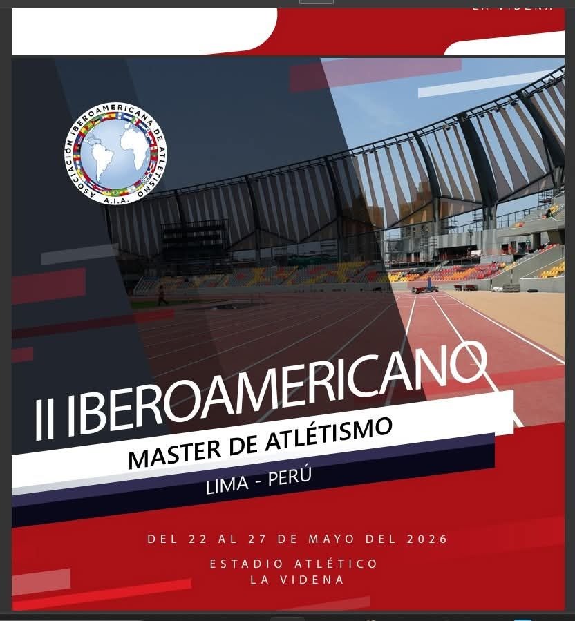 II Iberoamericano Master de Atletismo Lima 2026