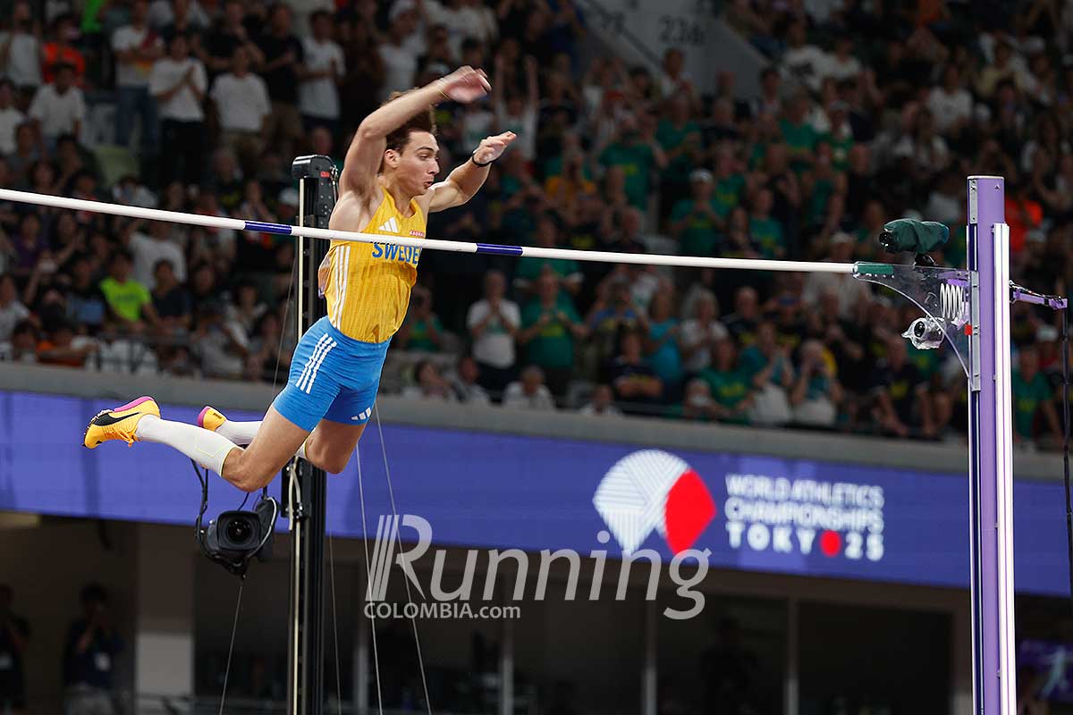 Duplantis bate el récord mundial con 6,31 m en el Mondo Classic de Uppsala