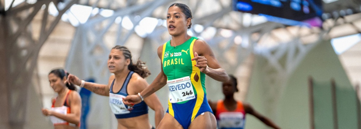 Ana Carolina Azevedo at the South American Indoor Championships
