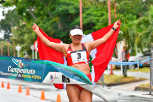 Evelyn Inga ganó en Dudince y batió récord suramericano de 35 km