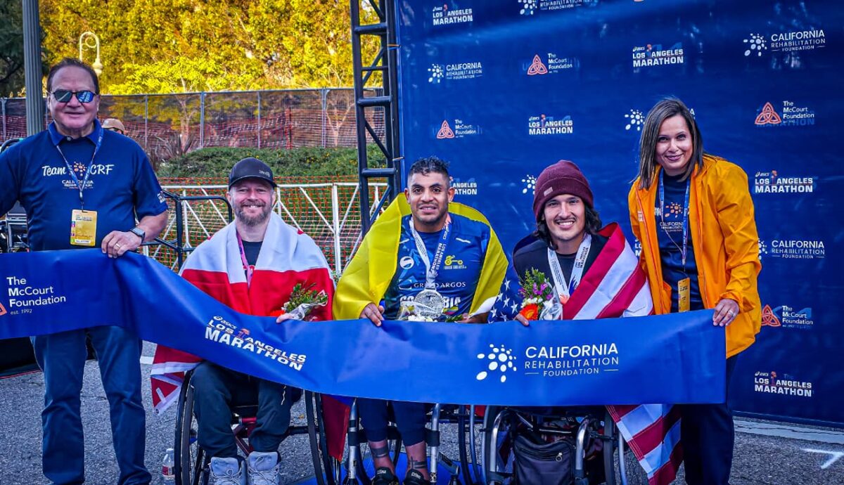 Francisco Sanclemente fue segundo en la Maratón de Los Ángeles