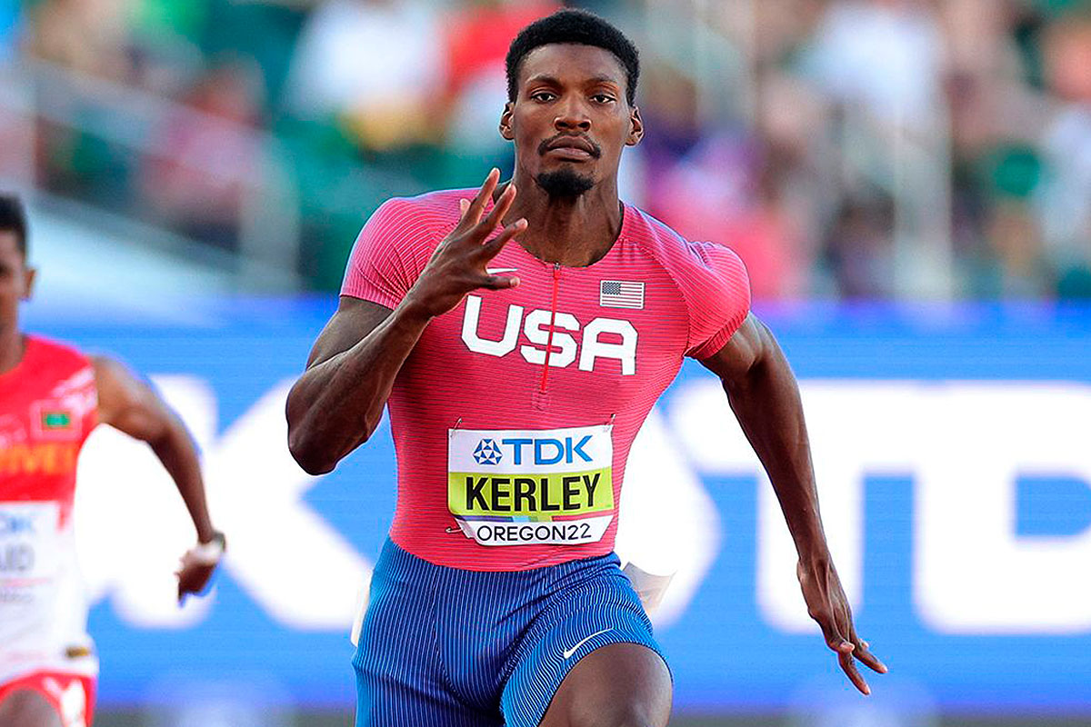 Fred Kerley responde con IA a sanción de dos años de la AIU