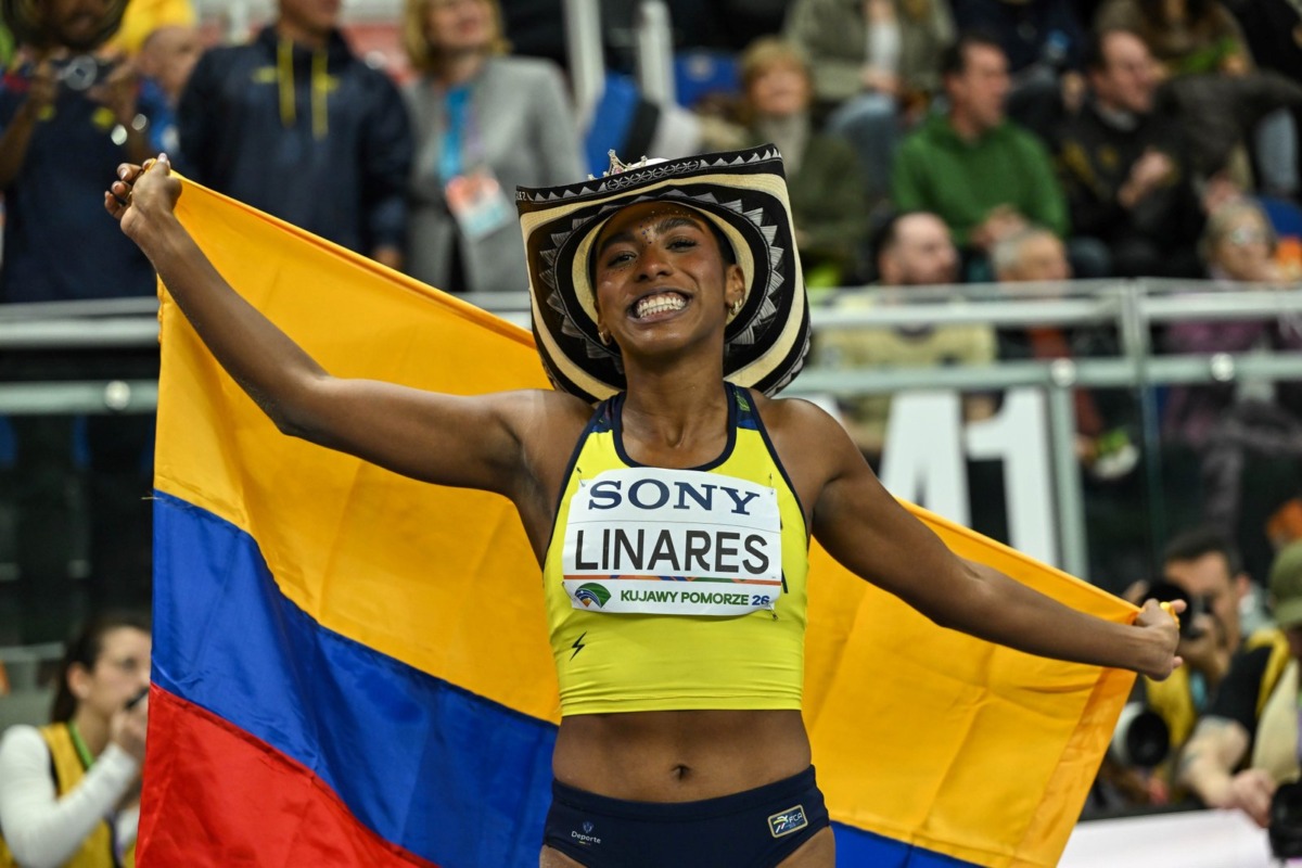 Natalia Linares gana bronce en largo en el Mundial Indoor con 6.80