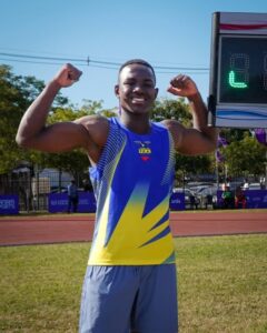 Patry Iván Valdez fija récord ecuatoriano u18 de martillo con 76.65