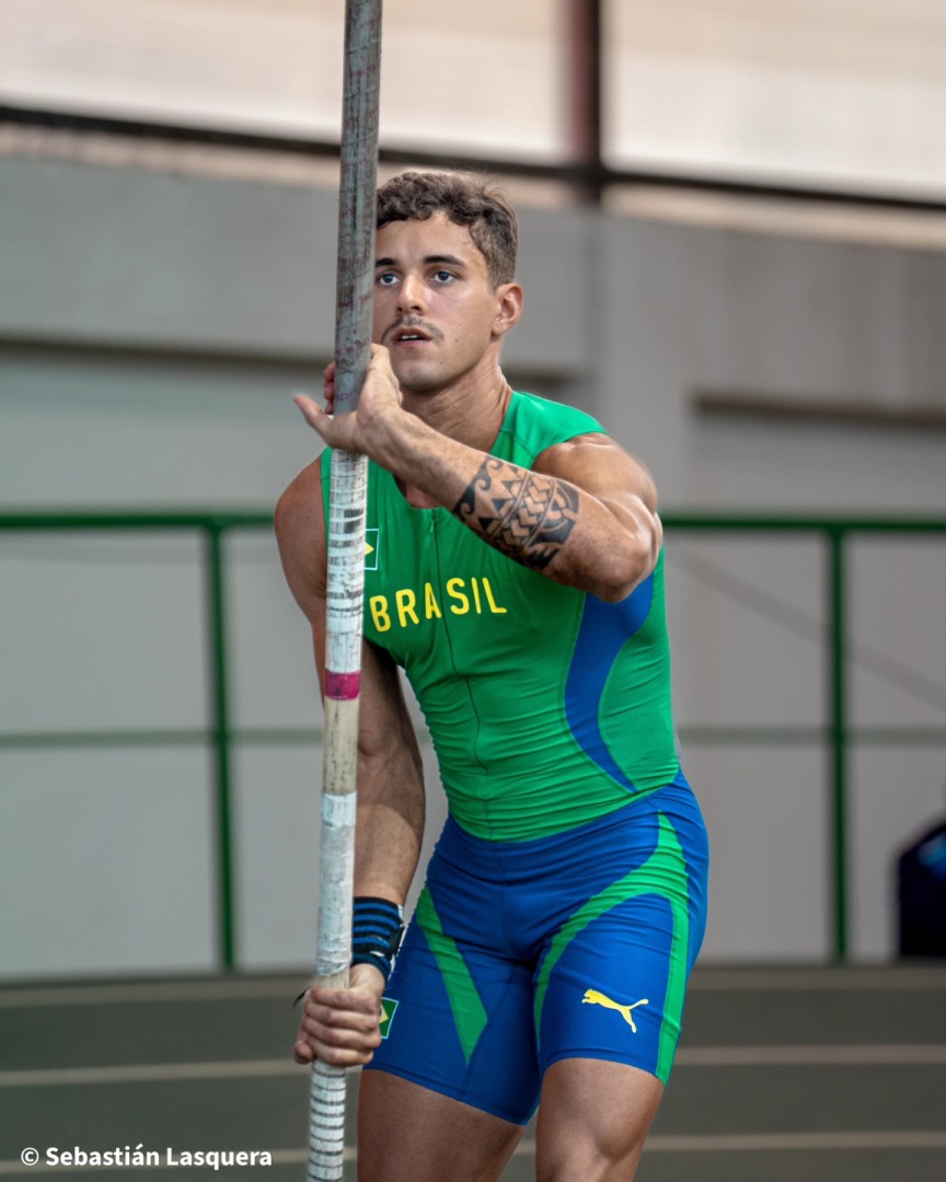 Sudamericano Indoor, Salto con garrocha, Cochabamba 2026, Brasil, Lucas Pedro Allison