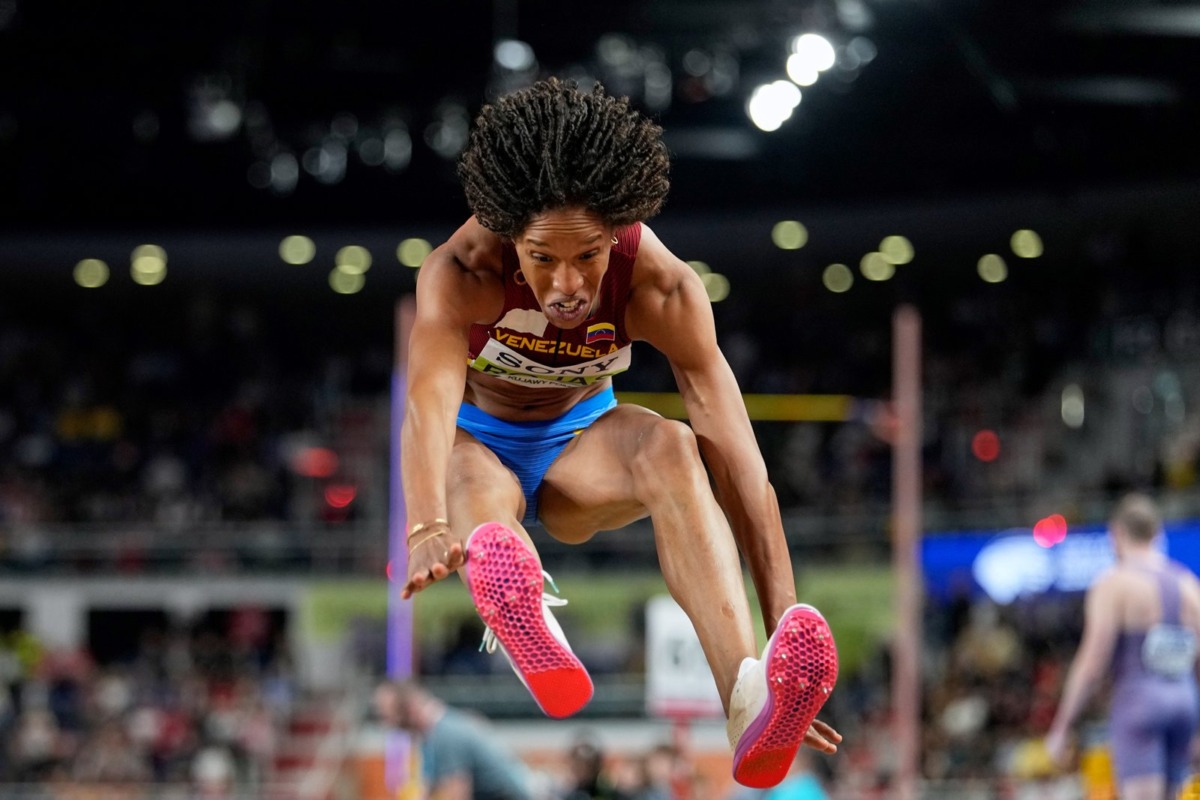 Yulimar Rojas gana plata en triple salto del Mundial Indoor en Torun