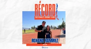 Roxana Ramírez bate récord nacional U18 en 200 metros en San Carlos de Apoquindo