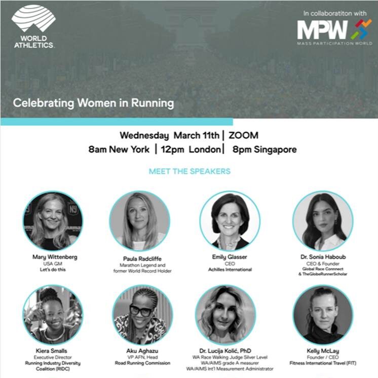 webinar Celebrating Women in Running