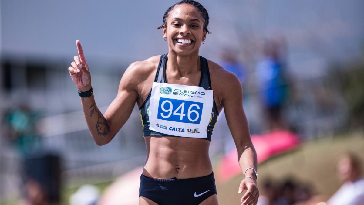 Vitória Sena bate récord brasileño de los 100 metros con vallas y asume la vice-lideranza del ranking mundial
