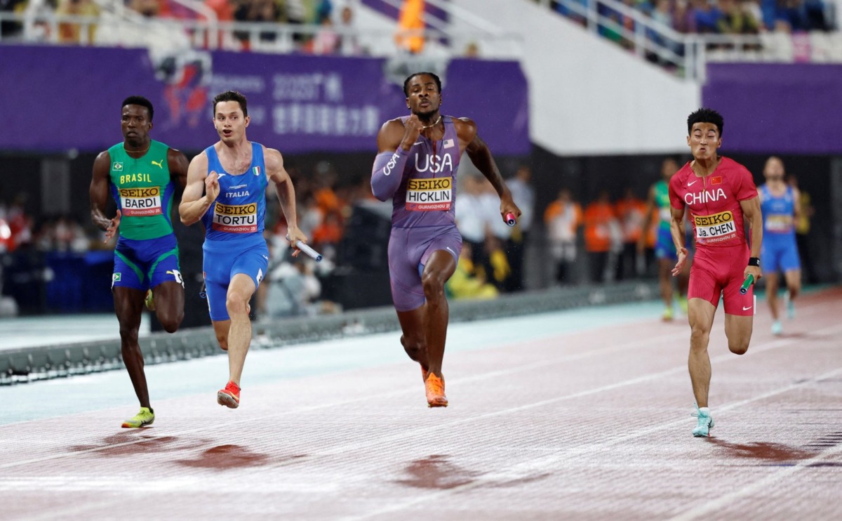 Candidatos al relevo 4x100 metros en World Relays de Gaborone 2026