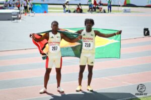 Guyana logra histórico 1-2 en los 100 metros en Juegos Sudamericanos de Panamá