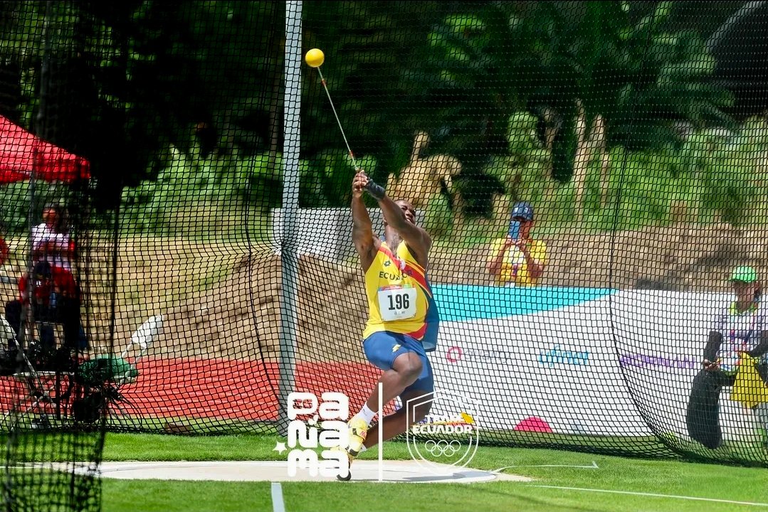 Ian Patry Valdez brilla en lanzamiento de martillo en Sudamericanos de la Juventud