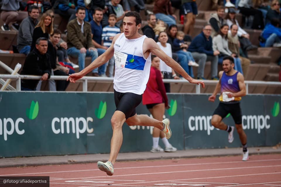 Martin Kouyoumdjian casi alcanza récord chileno de 400 metros en Mount SAC Relays