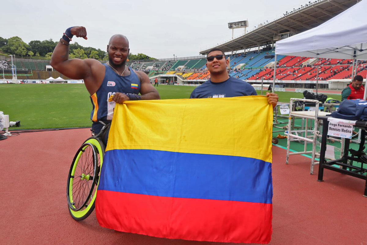 Colombia suma tres medallas en el Grand Prix de paraatletismo Rabat 2026