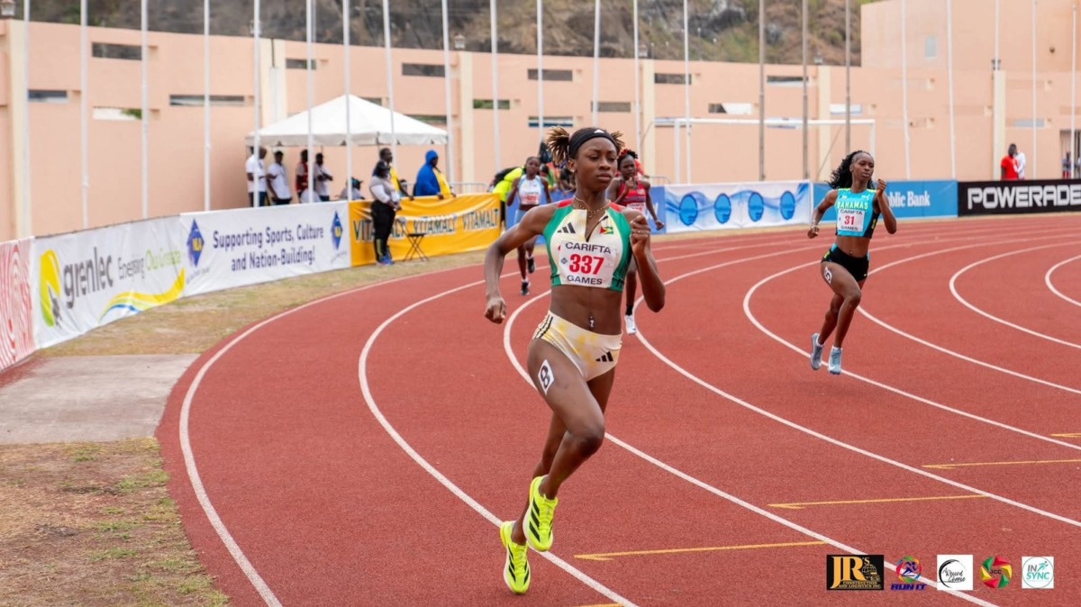 Velocistas de Guyana brillan en los 400 metros de los Juegos Carifta 2024