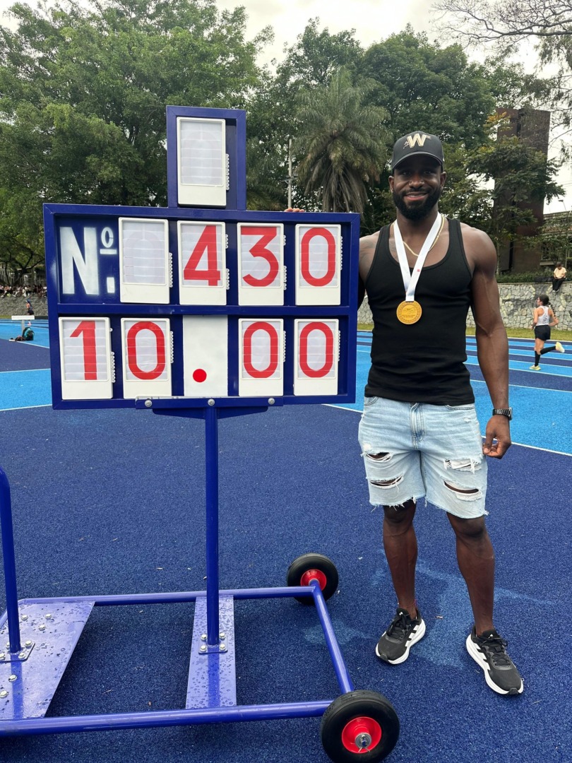 Velocistas destacados en Medellín brillan en Campeonato Departamental de mayores