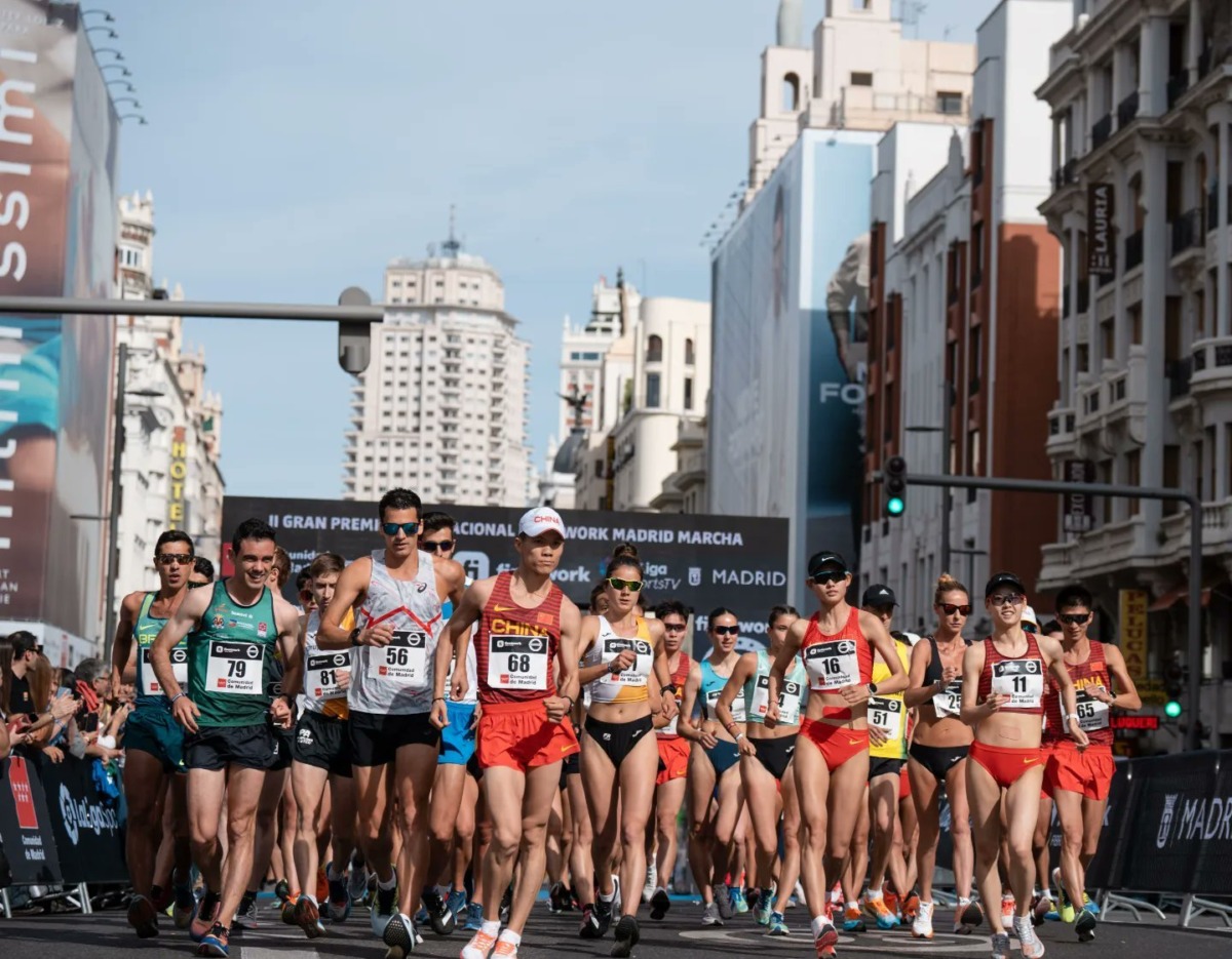 Caio, Hurtado, Inga y Torres destacados en el GP de marcha de Madrid 2025