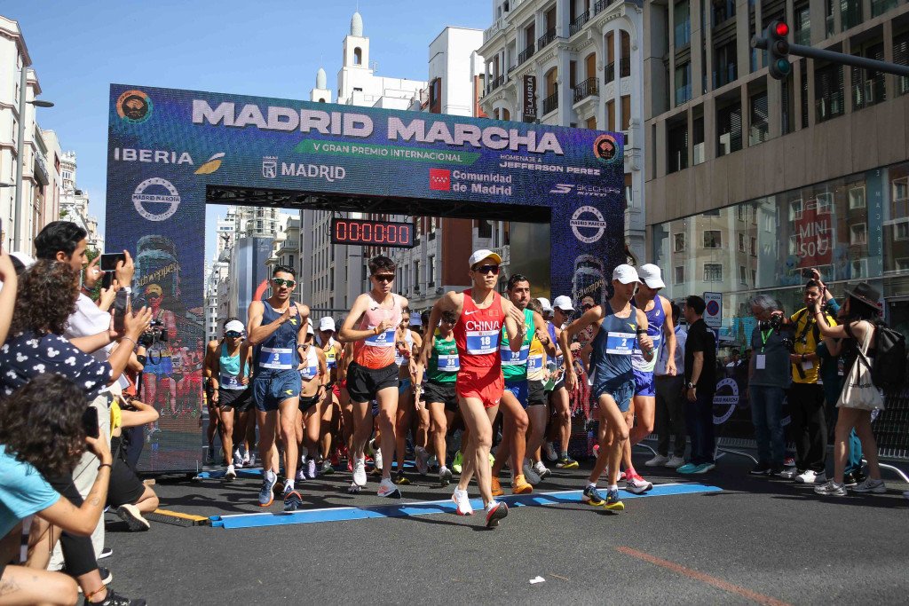 Caio Oliveira y Evelyn Inga brillan en el GP de Marcha de Madrid 2024