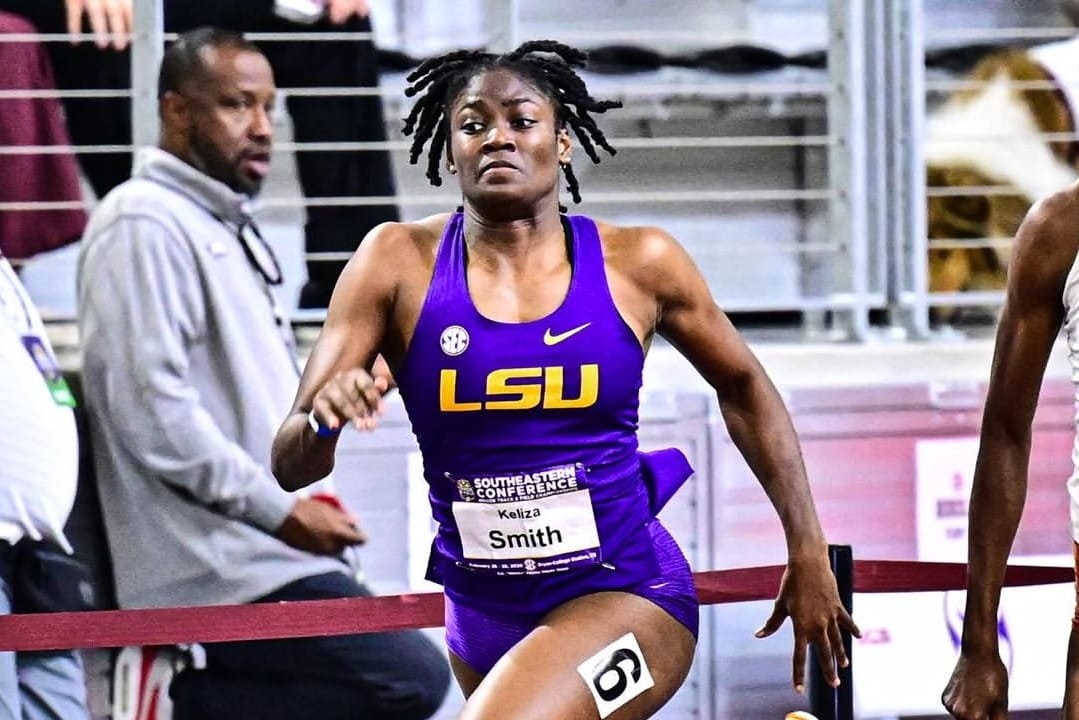 Récord nacional de Keliza Smith en 200 metros en finales universitarias de EE.UU.