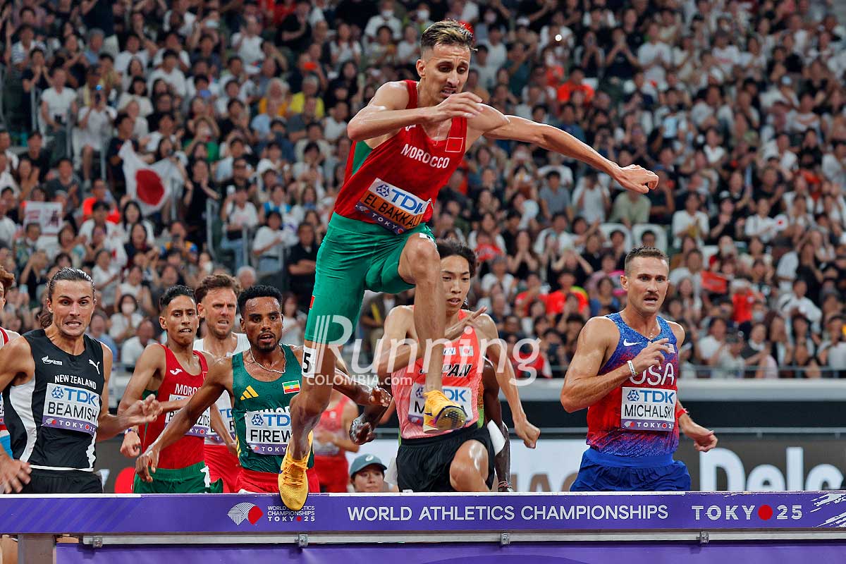 Soufiane El Bakkali lidera la parada de 3.000 metros obstáculos en la Liga Diamante de Rabat
